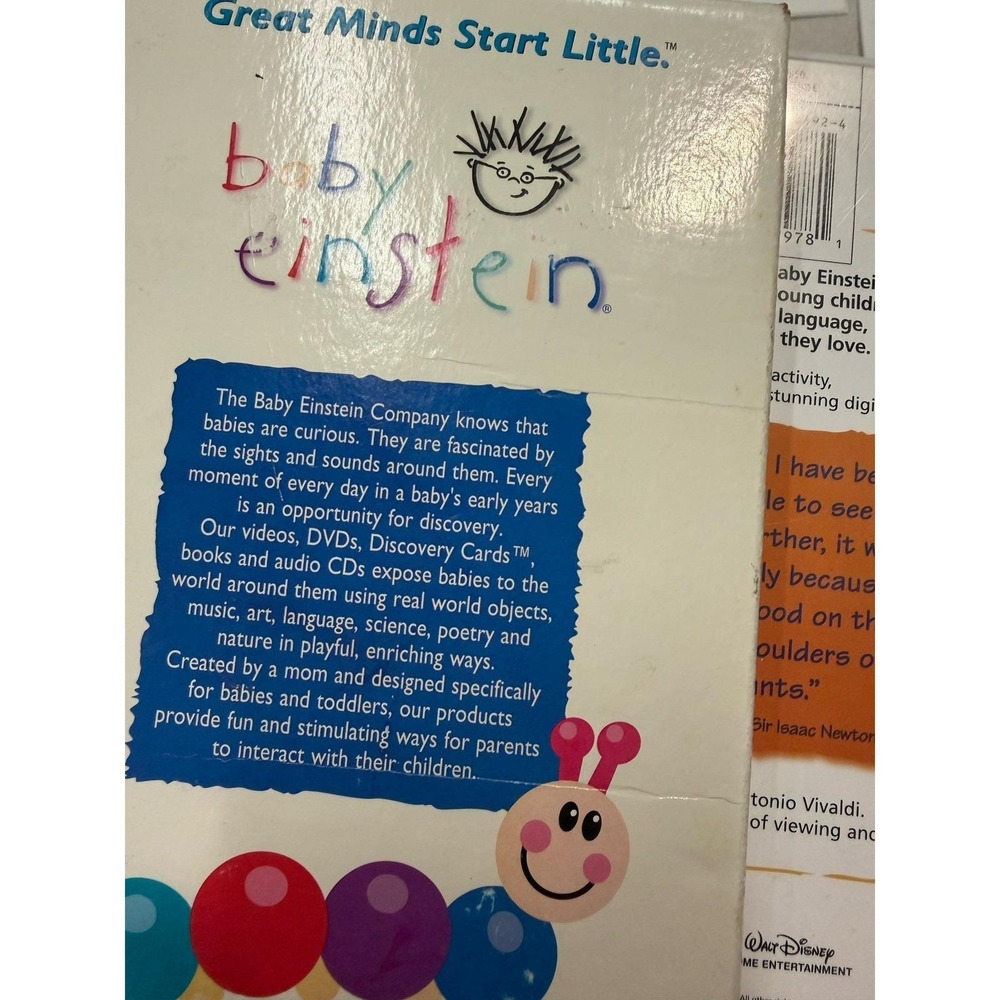 Baby Einstein DVD Collection 10 Disc Set Mozart Bach Beethoven Shakespeare Gogh‎